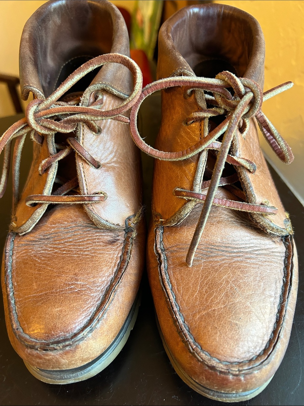 Timberland brown leather ankle boots size 6.5
